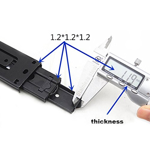 Btibpse Furniture 6 Inch Length Full Extension Drawer Slides