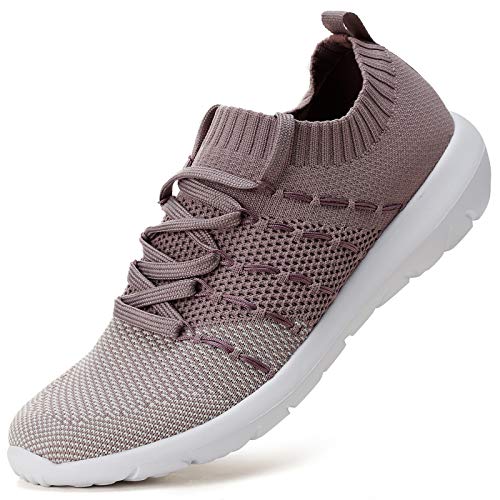 EvinTer Women's Running Shoes Lightweight Comfortable Mesh Sports Shoes Casual Walking Athletic Sneakers Purple