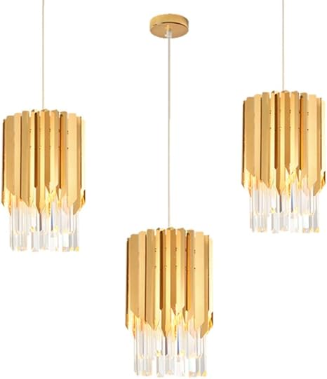 Moderne Kristallleuchter für Esszimmer Single Light Polished Steel