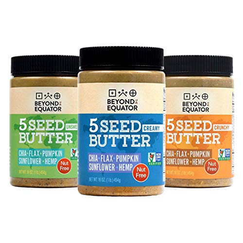 BEYOND THE EQUATOR 5 Seed Butter [Variety] Sunflower Seed, Chia Seed, Flax Seed, Pumpkin Seed
