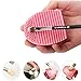 Kaptron Makeup Brush Set, Contour, Eyeshadow & Blush Brush, Oval Toothbrush Curve Brush with Brush Cleaner Washing Brush Glove Scrubber Board and Flawless Cosmetic Puff - Set of 10 pieces