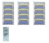 Schick Hydro5 Sensitive Refill Blade Cartridges, (Unboxed) w/ Free Loving Care Conditioner Packette (12)