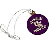 GRAPHICS & MORE University of Evansville Purple Aces Logo Mini Small Tiny Wood Christmas Tree Holiday Ornament