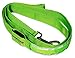 Lucky Day Pets LED Dog Leash Waterproof Nylon Webbing with Reflective Strips, 4 Feet Long, Green