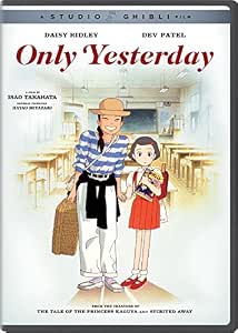 Amazon Com Only Yesterday Dvd Daisy Ridley Dev Patel Alison Fernandez Jamie Simone Isao Takahata Geoffrey Wexler Toshio Suzuki David Freedman Isao Takahata Peliculas Y Tv