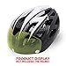 VICTGOAL Bike Helmet Strong Magnetic Helmet Goggles Visor for VG103 Bicycle Helmet (Yellow)