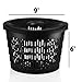 Fullstar Large Salad Spinner – Lettuce, Fruit & Vegetable Washer and Dryer – 6.3 Quart, Black