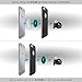 Widras Magnetic Car Cell Phone Holder | Rotatable 360 Universal Mount Cradle for iPhone 7 7+ 6s 6+ 5 5s Galaxy S7 Edge S6 Note 5 Nexus 6 or GPS