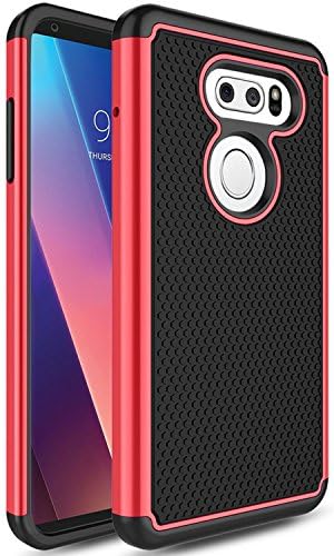 LG V30 Case,YABO Dual Layer Protection Heavy Duty Armor Holster Defender With Hybrid Soft Silicone and Hard PC Cover Case for LG V30