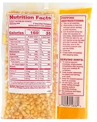 Mega-pop Popcorn 6 count, Oil and Salt Kit with