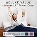 Weighted Blanket Adult Size-For Heavy Stress Relief, Autism, Restless Leg Syndrome & natural calm for anxiety - Gravity Blue 48x72 10 LBS- Blankets made from our best Relaxation Sleep Fabric