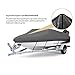 Seamander Heavy Duty Polyester Boat Cover, Marine Grade, Waterproof - Fits V-Hull, Tri-Hull, Fish & Ski, Runabout Bowrider Boats, 17' to 19' Length