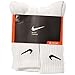 Nike Dri-FIT Crew Socks (Medium/6 Pairs) Black/White Size Medium