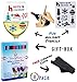 Glass Artist Wine Glass Markers - Pack of 8 with Stencils, Metallic Markers, Glass Charms, Erasable, Safe - Wine Accessories
