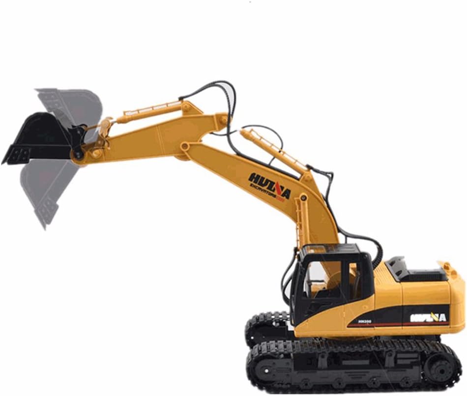 MyZenStore HuiNa Toys1550 15Channel 2.4G 1/12RC Metal Excavator Charging RC Car