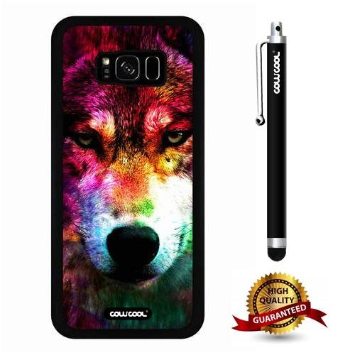 Galaxy S8 Plus Case, Wolf Case, Cowcool Ultra Thin Soft Silicone Case for Samsung Galaxy S8 Plus - Starry Wolf