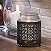 Hosley Metal Jar Candle Sleeves/Holders - Your Choice of Colors and Designs (Oil Rubbed Bronze)