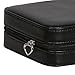 Mele & Co. Dana Faux Leather Jewelry Box in Black