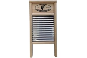 Official Columbus Washboard Co. Stainless Steel Washboard (Pail Size 8½" x 18")