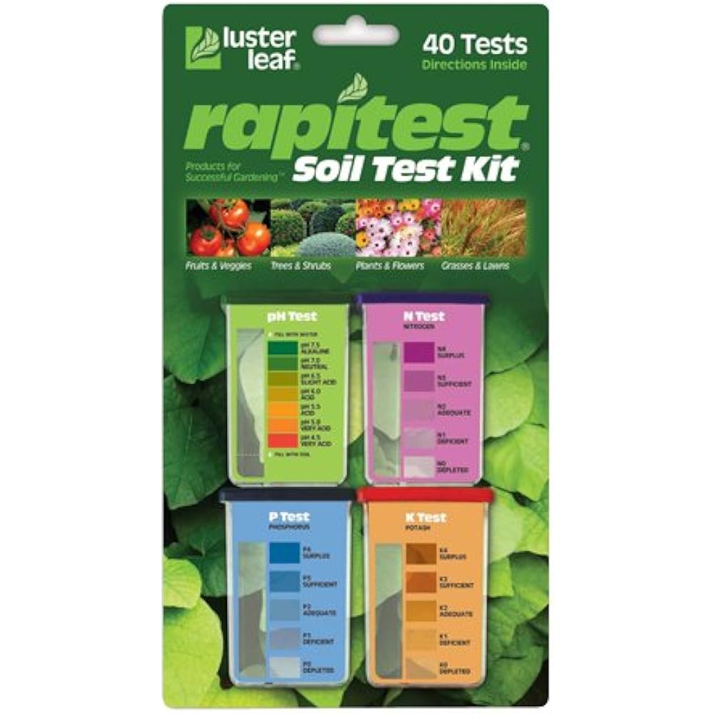 1601 Rapitest Test Kit Soil PH, Nitrogen, Phosphorous Potash Testers