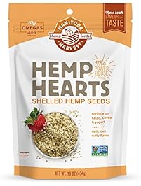 Manitoba Harvest Hemp Hearts Raw Shelled Hemp Seeds, Natural, 1 Pound - Packaging May Vary