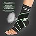 VANWALK Ankle Brace Compression Support Sleeve (Pair) for Plantar Fasciitis Arch Tendon Support, Eases Heel Spurs Sprained Ankle Swelling Joint Pain