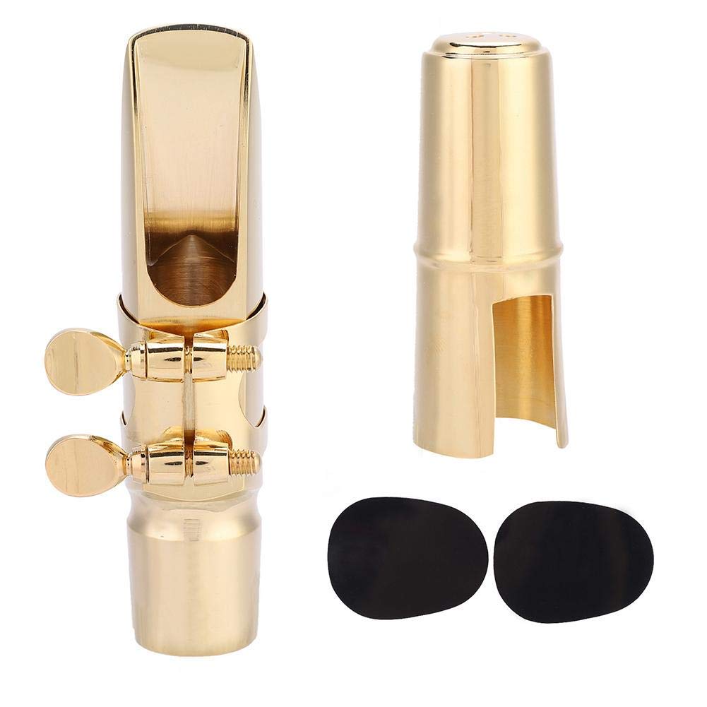 Bnineteenteam Alto Sax Mouthpiece, Eb Alto Saxophone 7C Mouthpiece with Cap and 2 Pads Musical Instruments Accessory Musical Instrument Accessories