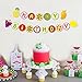 Yaaaaasss! Tutti Frutti Banner Kids Happy 2nd Birthday Decoration