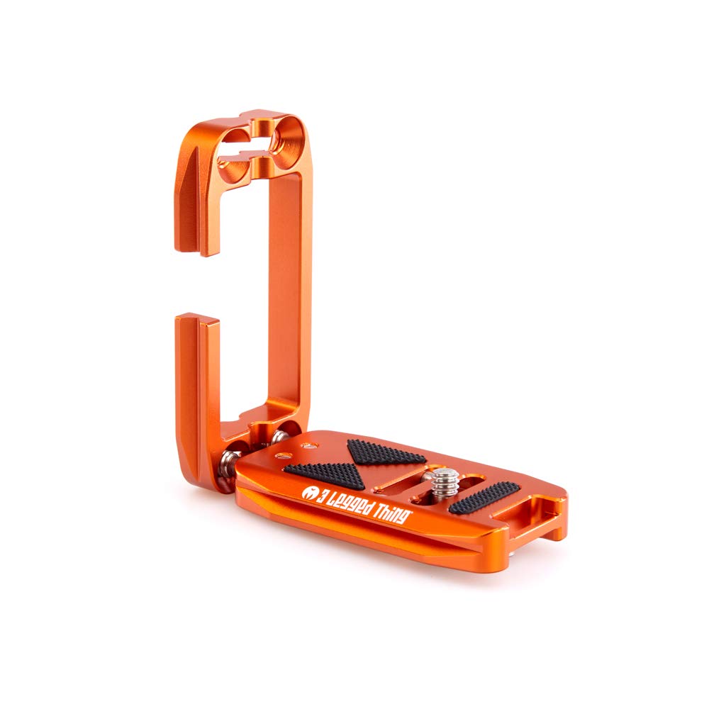 3 Legged Thing Ellie Short Universal Camera L-Bracket - Arca Swiss Compatible L-Bracket for Use with Multiple Camera Makes & Models with Shorter Base - Copper (ELLIE-S-C)