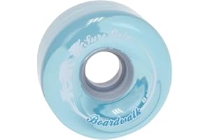 Sure-Grip Boardwalk Outdoor Roller Skates Wheels | Made with Urethane & 65mm Diameter | Suitable for Complete Wheels Replacement Made in USA (Set of 8 Wheels)