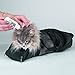 Top Performance Cat Grooming Bag — Durable and Versatile Bags Designed to Keep Cats Safely Contained During Grooming and/or Bathing - Medium (Pack of 1), Black