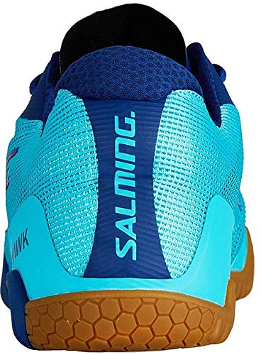 Salming Women's Hawk Shoes Turquoise/Limoges Blue 7.5 - Thumbnail 4