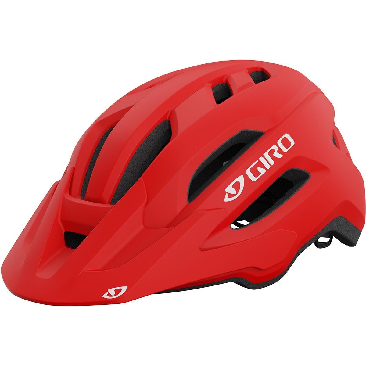 Giro Fixture II MIPS Mountain Bike Helmet for Men, Women, Kids, and Adults – Matte Trim Red, Universal Adult (54–61 cm) Image
