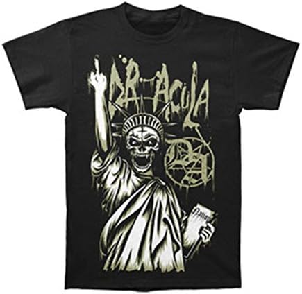 Dr. Acula Men's Statue Of Liberty T-shirt Medium Black