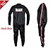 Heavy Duty RAD Sweat Suit Sauna Exercise Gym Suit Fitness Weight Loss Anti-Rip Red