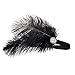 ZeroShop 1920s Accessories Feather Jewel Headband Faux Pearl Necklace Gloves Cigarette Holder