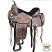 HILASON 17″ Western Horse Saddle American Leather Flex Tree Trailthumb 1