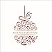 Higoss Merry Christmas Ball Wall Stickers Decal Removable Wall Art Vinyl for Kids Rooms Home Decor