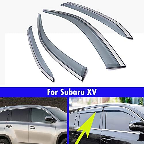 4Pcs Automobile Window Decoration Strip Automobile Window Eyebrow To Block Rain And Sun for For XV 2018 2019 2020