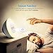 Wake Up Light Alarm Clock - Digital Led Sunrise Simulator Alarm Clock Radio FM RGB White Adjustable Color Changing Touch Display Circular Modern Wake Up Table Lamp Light
