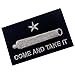 Come and TAKE IT Gonzales Gun Texas Revolution Tactical Embroidered Flag Fastener Hook&Loop Patch