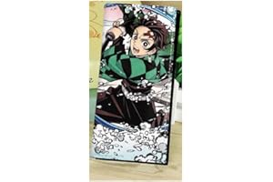 BGOmakeit Re ZERO Starting Life in Another World Cosplay PU Leather Pattern Cartoon Anime Wallet (kamado tanjiro, regular wallet)