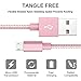 Micro USB Cable 4 Pack,COZY 3FT 6FT 6FT 10FT Long Premium Nylon Braided Android Charger USB to Micro USB Charging Samsung Charger Cord for Samsung Galaxy S7 Edge/S7/S6/S4/S3,Note 5/4/3（Pink）