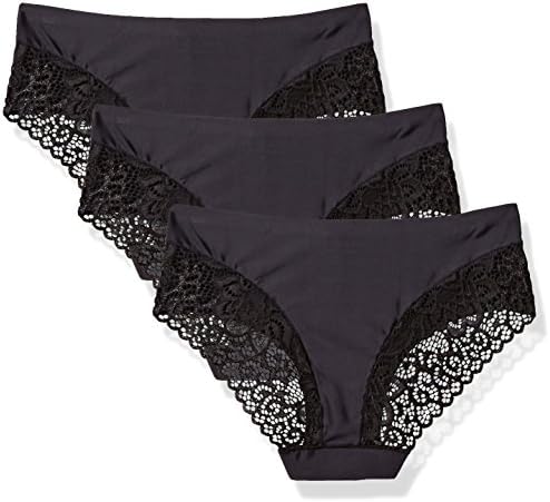 moonlight elves 3-Pack Seamless Underwear Women Sexy Lace Panties- Briefs Freestyle