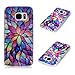 Galaxy S7 Case,S7 Back Case,HYAIZLZ(TM)Soft TPU Plastic Back Case for Samsung Galaxy S7,Lotus Flower