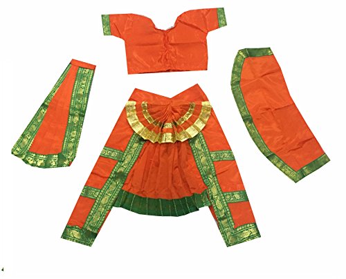 Fancy Steps Original Double Fan Classical Bharatnatyam bharatanatyam Dance Fancy Dress Costumes