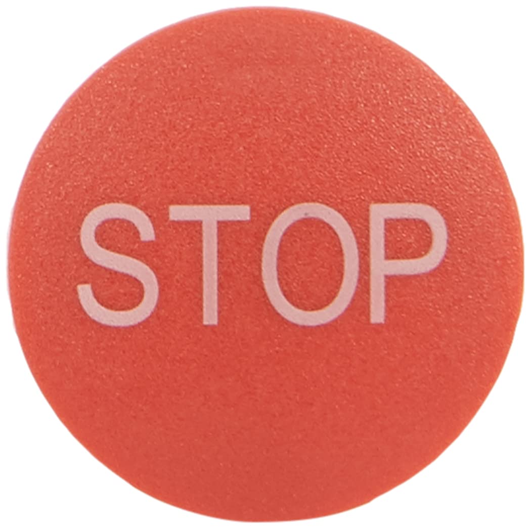 Eaton 218281 Button Panel, Mushroom, Red, Stop