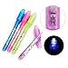 MALEDEN Invisible Ink Pen, Spy Pen with UV Light Magic Marker Kid Pens for Secret Message and Party Goody Bag Stuffer (24pcs)