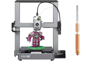 COMGROW Creality Hi (A) 3D Printer, Support Multi Color Printing Needs CFS, 500mm/s Max Speed 95% Pre-Assemble, XY Step-Servo Motor and Auto Leveling Build Volume ‌10.24×10.24×11.81 inch