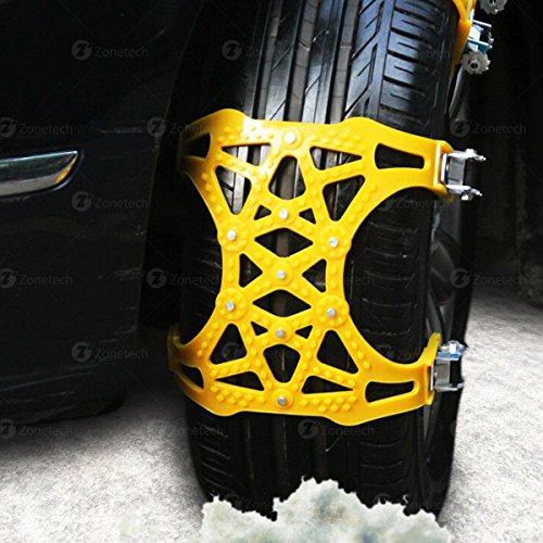 Zone Tech Car Mud Snow Chains Premium Quality Strong Durable All